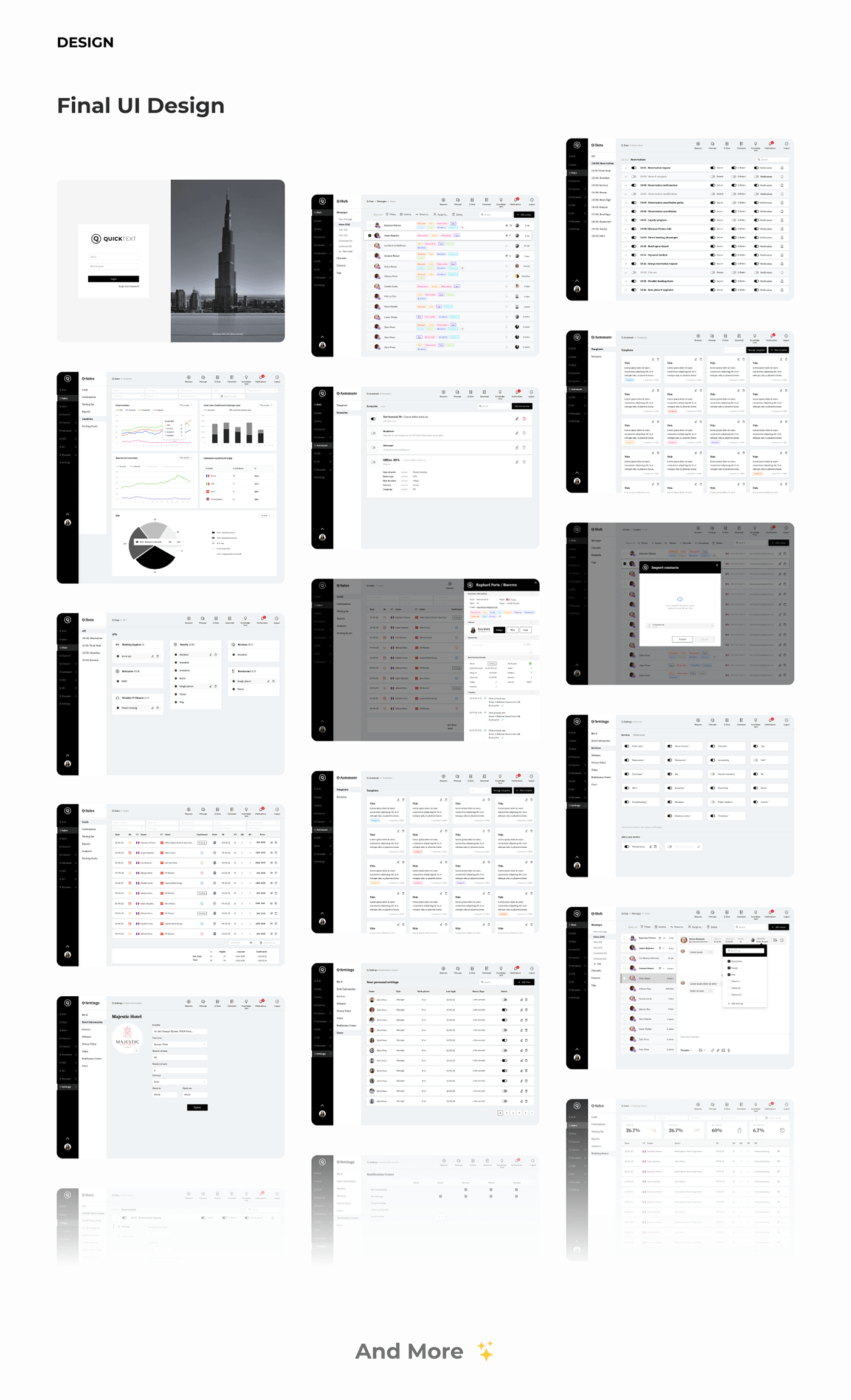 UX Case Study: Quicktext – SaaS Dashboard — case study page 6