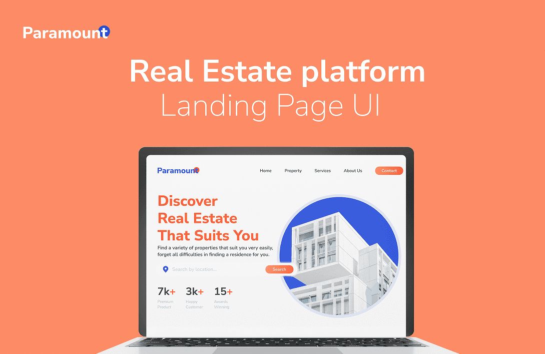 Real Estate – Landing Page UI